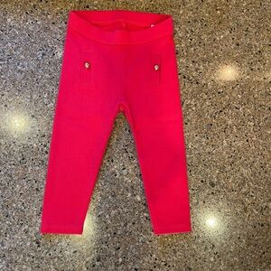 Janie and Jack Vibrant Red Leggings